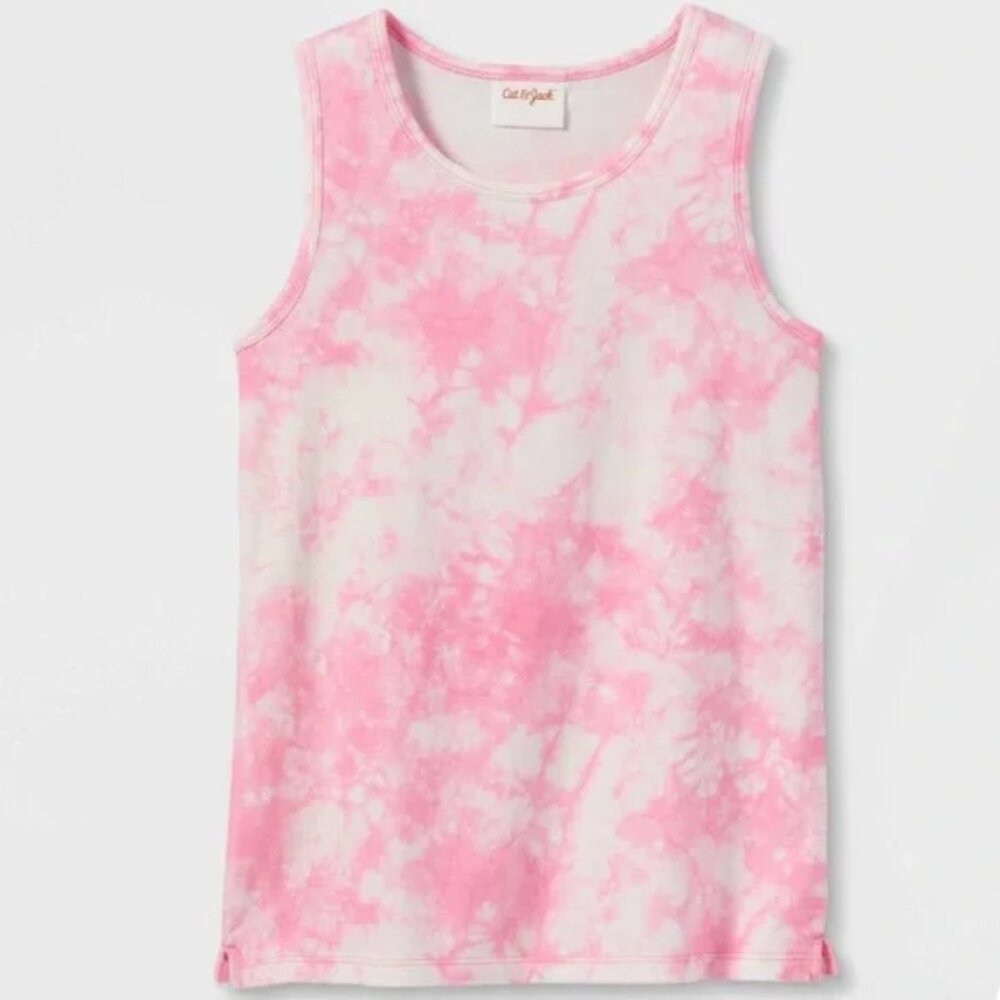 Girls Bright Pink Tank Top- Cat & Jack -Large NWT